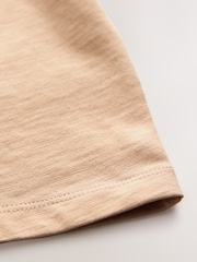 Tan Brown Bear Long Sleeves Semi Plain T-Shirt (3mths-7yrs) - Image 4 of 4
