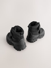 Black Quilted Touch Fastening Boots - Image 4 of 5