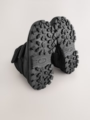 Black Quilted Touch Fastening Boots - Image 5 of 5