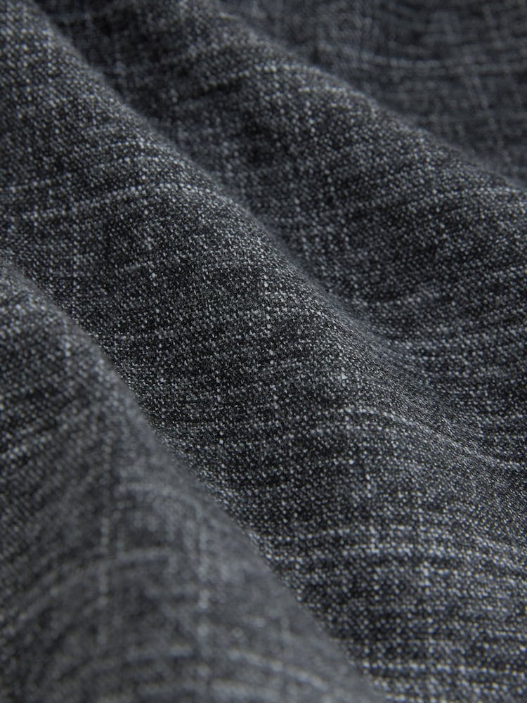 Grey Crosshatch Double Breasted Longline Blazer - Image 6 of 6