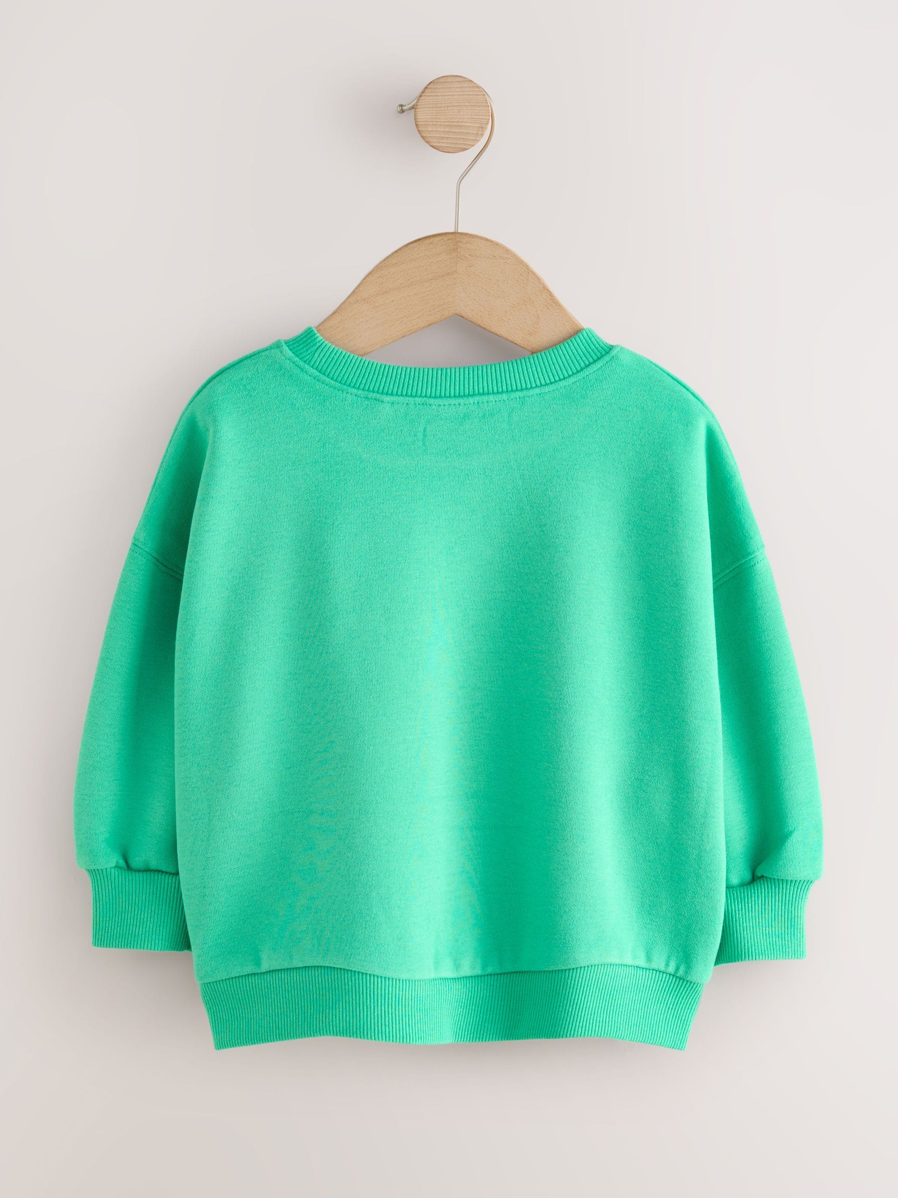 Buy Green Cat Crew Neck Sweatshirt (3mths-7yrs) from the Next UK