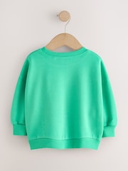 Green Cat Crew Neck Sweatshirt (3mths-7yrs) - Image 5 of 7