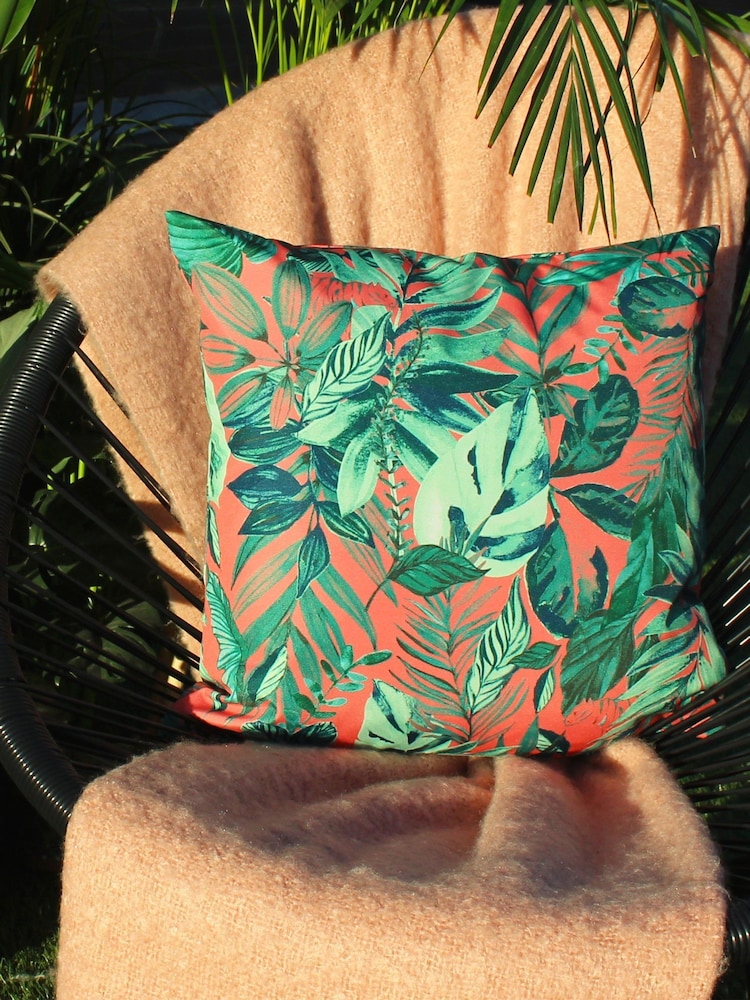 Furn Psychedelic Jungle Outdoor Polyester Cushion - Imagen 1 de 3 Furn Psychedelic Jungle Outdoor Polyester Cushion - Imagen 1 de 3