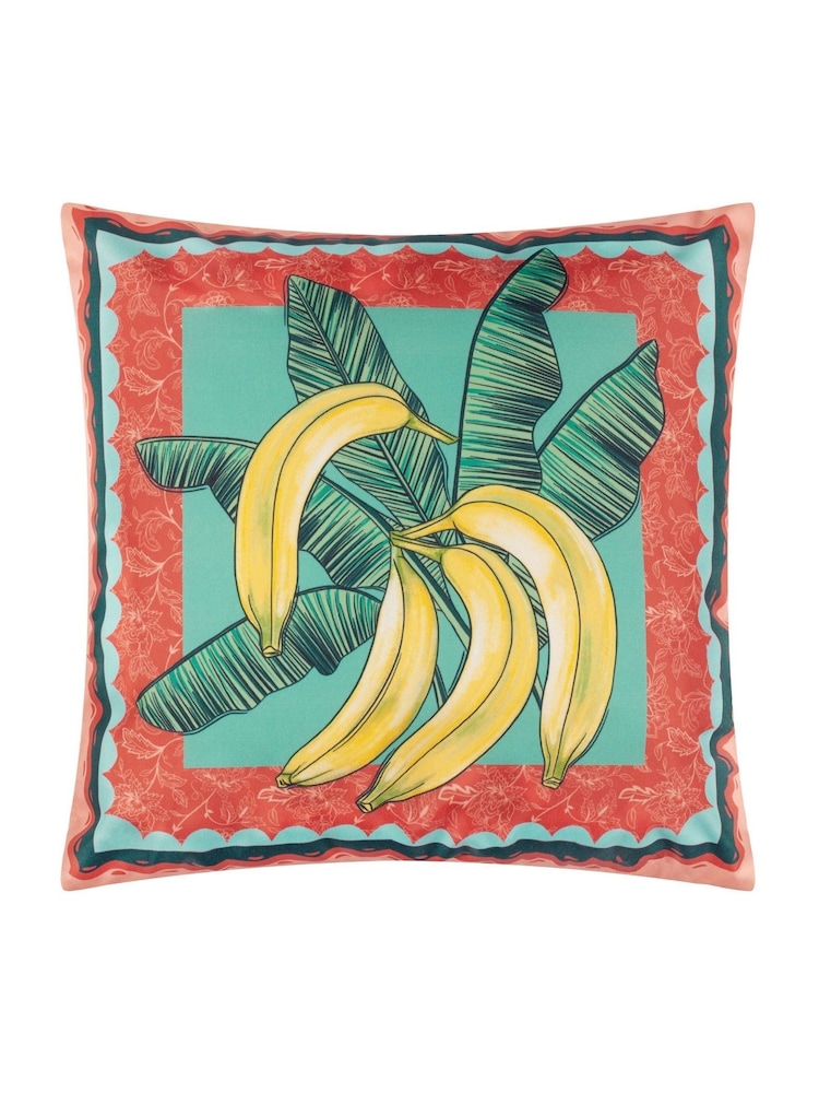 Furn Multicolour Anemone Bananas Outdoor Polyester Cushion - Image 1 of 4