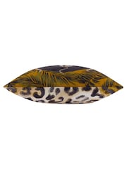 Paoletti Black or Gold Leopardis Trio Outdoor Polyester Cushion - Image 3 of 4