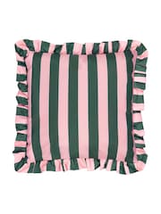 Подушка для улицы в полоску с оборками Furn Palm Royale - Изображение 1 из 3