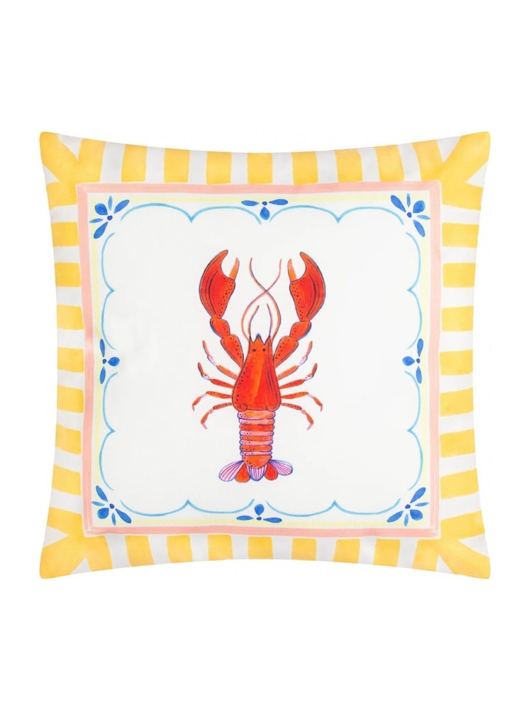 Furn Multicolour Brunch Stripes Outdoor Polyester Cushion - Image 1 of 4