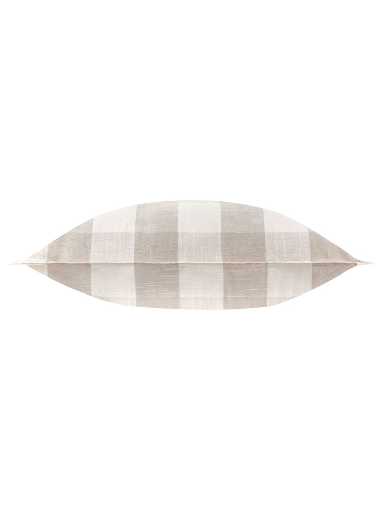 Yard Natural Chesil Check Outdoor Cushion - Image 3 of 5