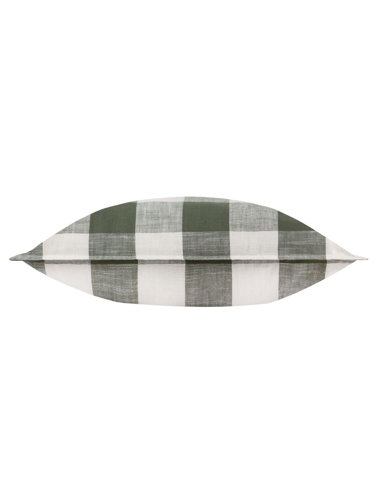 Yard Moss Chesil Check Outdoor Cushion - Image 3 of 5