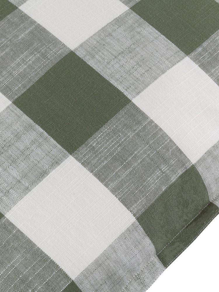 Yard Moss Chesil Check Outdoor Cushion - Image 4 of 5