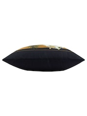 Paoletti Black or Gold Leopardis Cat Outdoor Polyester Cushion - Image 3 of 4