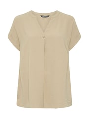 Evans Natural Button Detail Blouse - Imagen 6 de 6