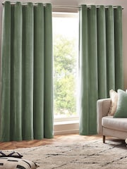 Yard Heavy Chenille Velvet Room Darkening Rengasverhot - Kuva 2 / 5
