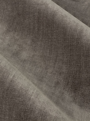 Yard Greige Heavy Chenille Velvet Room Darkening Pencil Pleat Curtains - Image 4 of 5