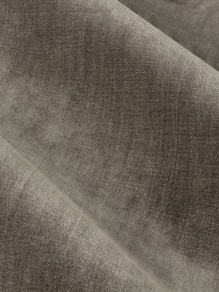 Yard Grey Heavy Chenille Lined Pencil Pleat Curtains - Image 4 of 4