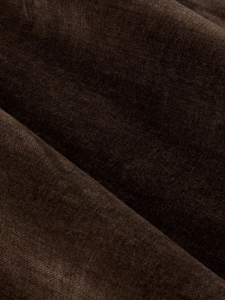 Yard Brown Heavy Chenille Lined Pencil Pleat Curtains - Image 3 of 3 Yard Brown Heavy Chenille Lined Pencil Pleat Curtains - Image 3 of 3
