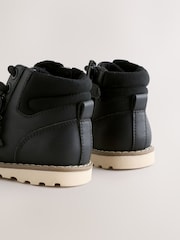 Black Dinosaur Lace-Up Boots - Image 4 of 6