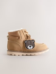 Tan Brown Bear Lace-Up Boots - Image 2 of 5