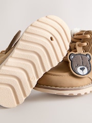 Tan Brown Bear Lace-Up Boots - Image 4 of 5