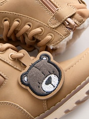 Tan Brown Bear Lace-Up Boots - Image 5 of 5