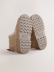 Neutral Brown Standard Fit (F) Suede Chelsea Boots - Image 3 of 6