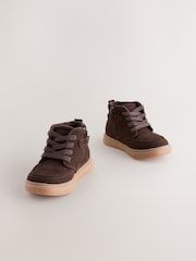 Brown Chocolate Standard Fit (F) Warm Lined Chukka Boots - Image 1 of 5