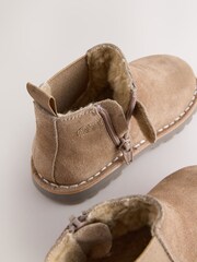 Neutral Wide Fit (G) Suede Chelsea Boots - Image 5 of 6