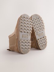 Neutral Wide Fit (G) Suede Chelsea Boots - Image 6 of 6