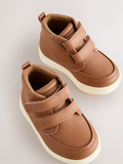 Tan Brown Wide Fit (G) Warm Lined Touch Fastening Boots - Image 3 of 5