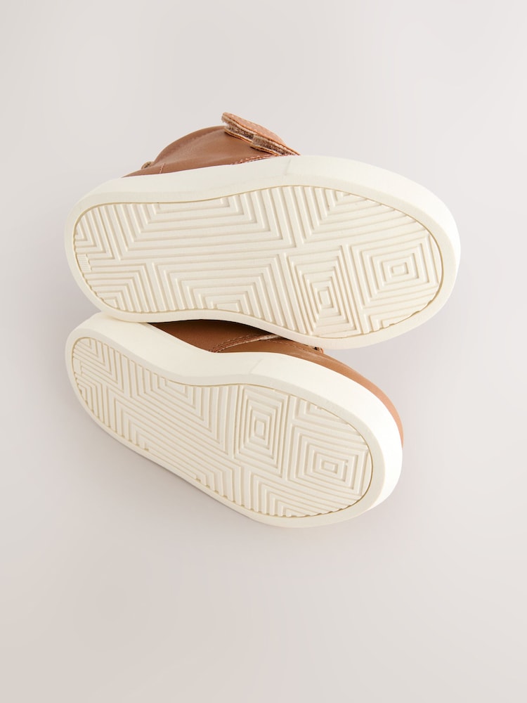 Tan Brown Wide Fit (G) Warm Lined Touch Fastening Boots - Image 5 of 5 Tan Brown Wide Fit (G) Warm Lined Touch Fastening Boots - Image 5 of 5