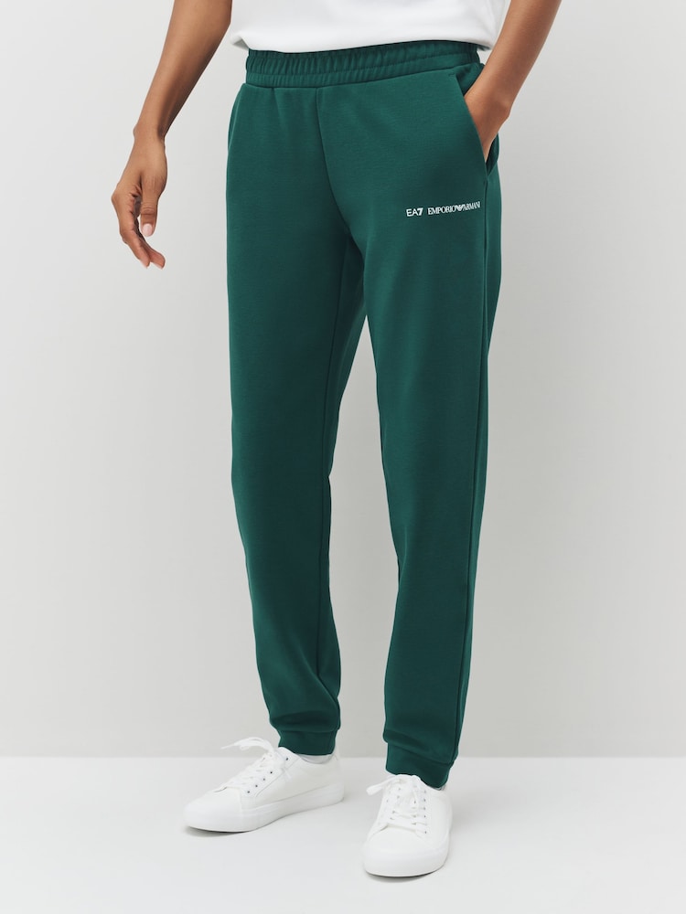 EA7 Regular Fit Green Joggers - Image 2 of 4