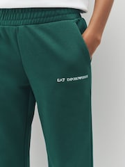 EA7 Regular Fit Green Joggers - Image 4 of 4
