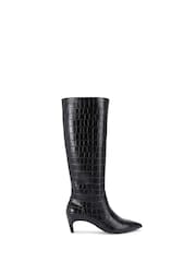 KG Kurt Geiger Trace High Leg Black Boots - Image 2 of 5