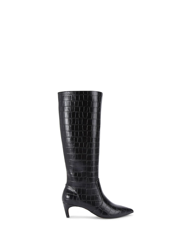 KG Kurt Geiger Trace High Leg Black Boots - Image 2 of 5