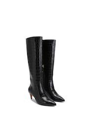 KG Kurt Geiger Trace High Leg Black Boots - Image 4 of 5