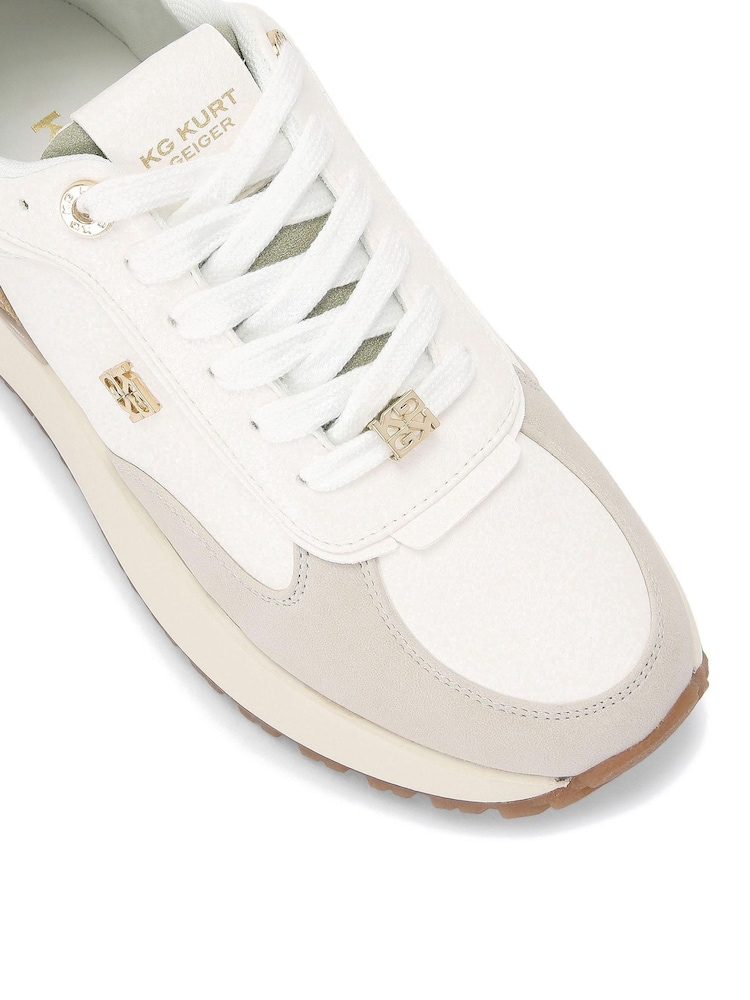 KG Kurt Geiger Camel Lumi Trainers - Image 4 of 5