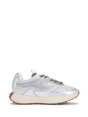 KG Kurt Geiger Silver Louisa Trainers - Image 2 of 5