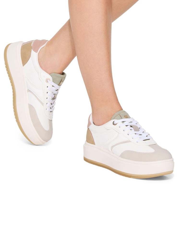 White - KG Kurt Geiger Kick Trainers - Image 1 of 5