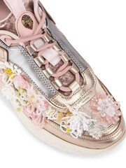 Kurt Geiger London Gold Kensington Trainers - Image 4 of 5