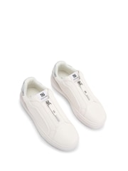 KG Kurt Geiger Douglas White Zip Boots - Image 2 of 4