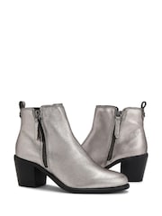 Carvela Silver Metalic Secil Boots - Image 3 of 5