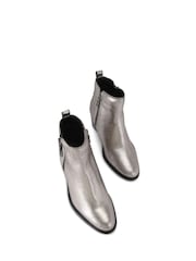 Carvela Silver Metalic Secil Boots - Image 4 of 5