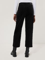 Jigsaw Black Delmont Velvet Tapered Jeans - Image 2 of 7