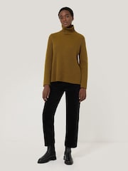 Jigsaw Black Delmont Velvet Tapered Jeans - Image 4 of 7