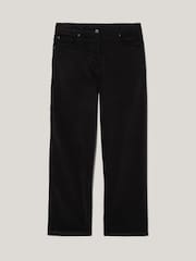 Jigsaw Black Delmont Velvet Tapered Jeans - Image 7 of 7
