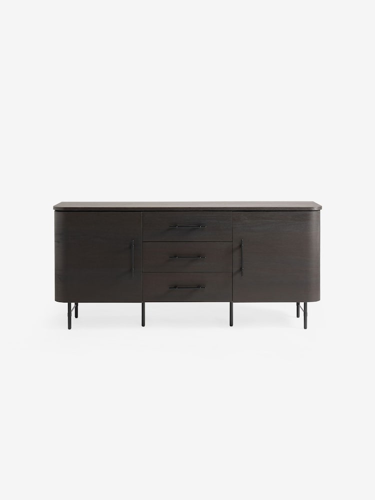 MADE.COM Dark Oak Effect Zeke Large Sideboard - Image 1 of 2