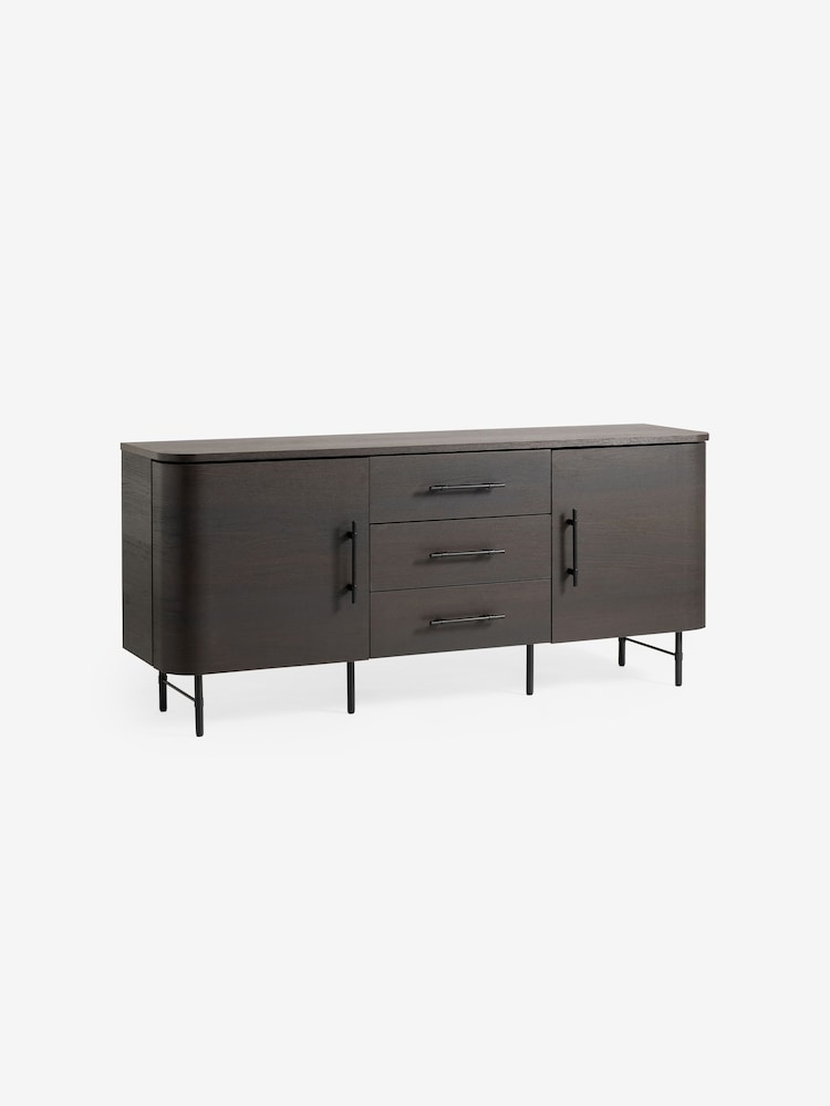 MADE.COM Dark Oak Effect Zeke Large Sideboard - Image 2 of 2
