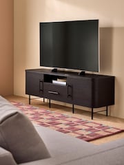 MADE.COM Dark Oak Effect Zeke Wide Up to 58 Inch TV Unit - Image 2 of 5