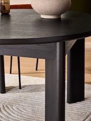 MADE.COM Dark Oak Effect Zeke 4 to 6 Seater Extending Rectangular Seater Dining Table - Image 3 of 7