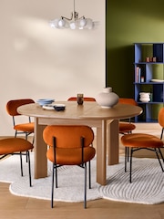 MADE.COM Oak Effect Zeke 4 to 6 Seater Extending Rectangular Seater Dining Table - Image 2 of 7